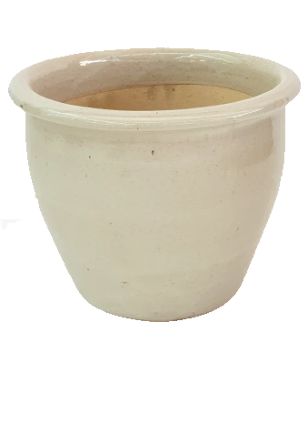 Ceramic Rolled Rim Pot